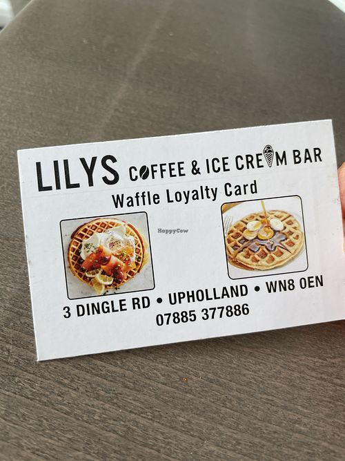 Card  at Lily's in Skelmersdale