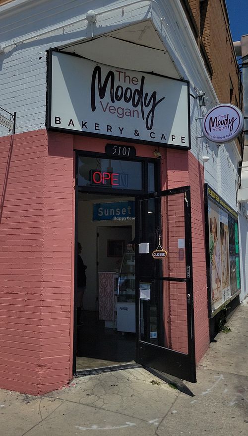 Entrance at The Moody Vegan in Los Angeles