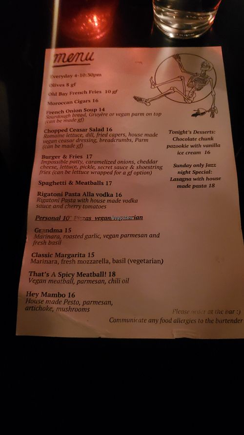  at Justine's Wine Bar in Los Angeles