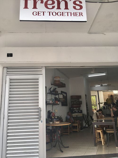View of the restaurant from the street  at Fren's Get Together  in Kuching