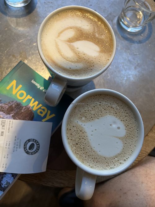 Coffee!  at Espresso House in Oslo