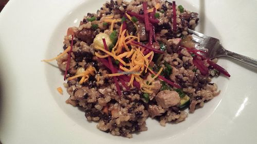 Tofu Fried Rice at Cafe Pinson - Marais in Paris