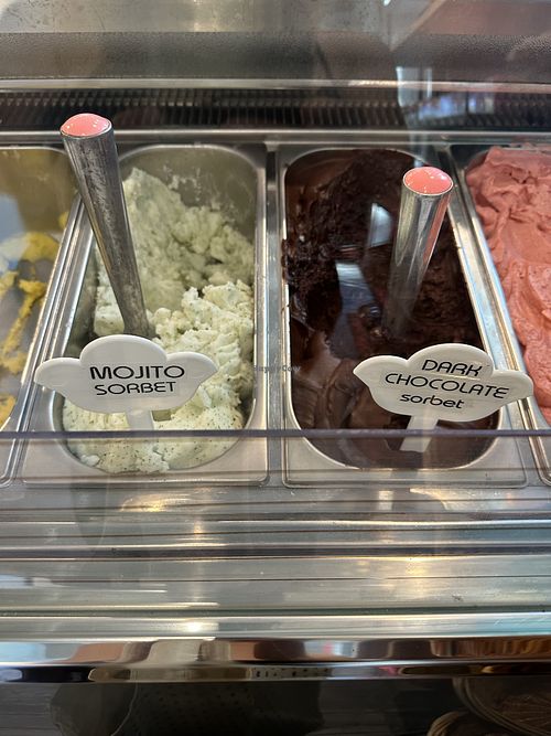 Chocolate and mojito  at Gelato Joy Cafe in Wellfleet