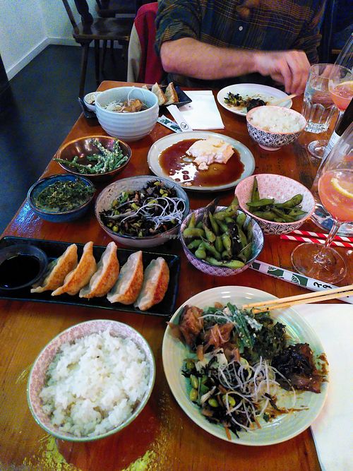 All vegan feast at Izakaya Nozomi in Luzern