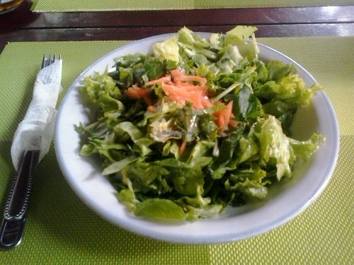 Salad at Vegana Chacara in Rio De Janeiro