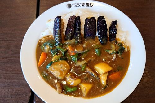 Deluxe veggie option at CoCo Ichibanya  in Koriyama