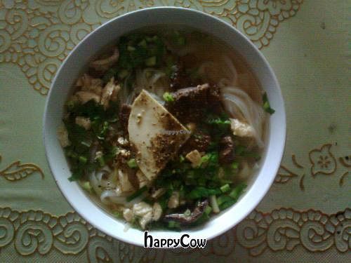 Pho (noodle soup) at Loving Hut - Bien Tinh Thuong in Da Nang
