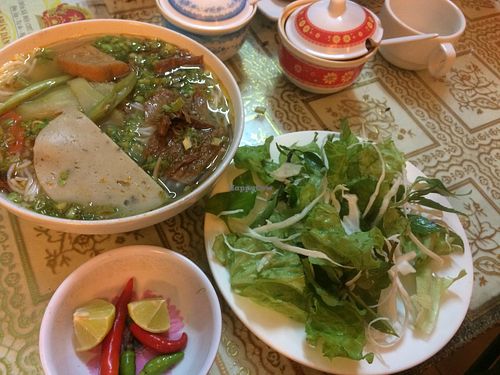 Pho  at Loving Hut - Bien Tinh Thuong in Da Nang