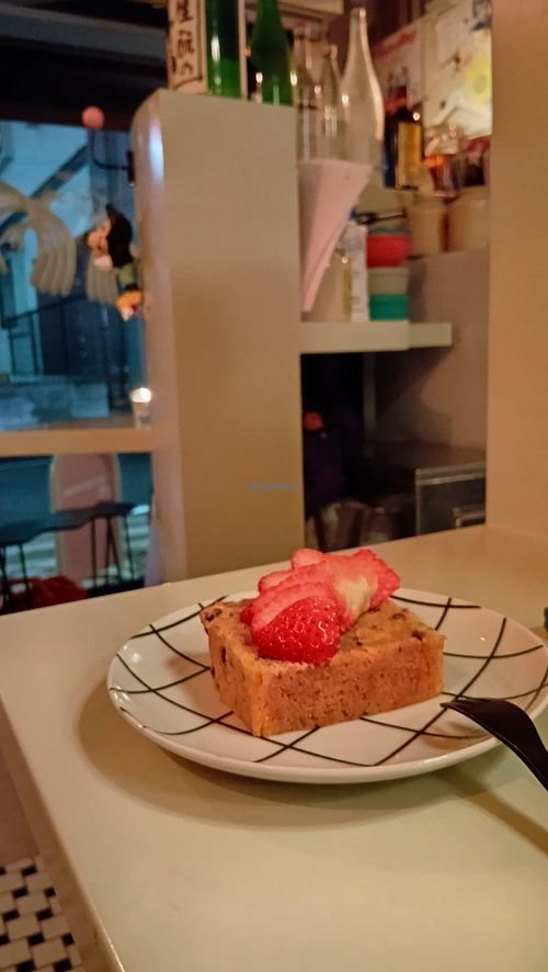 Vegan carrot cake at WILL YOU CURRY ME? in Fukuoka