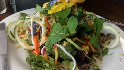 A salad special served recently at the cafe.  at Outdated - An Antique Cafe in Kingston