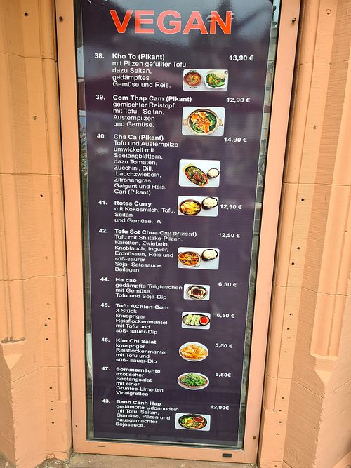 Speisekarte at Yushi Vietnam Fusion in Wertheim