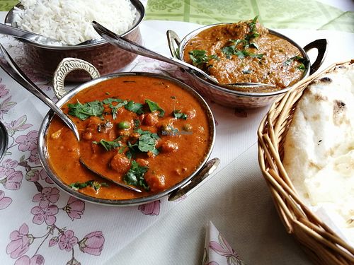 Nr. 42 (vegan) und Nr. 60 (vegetarisch) at Indian Tandoori Kitchen Bad Hersfeld in Bad Hersfeld