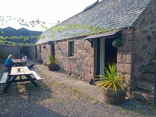 Entrance at Black Pearl Creole Kitchen in Gairloch