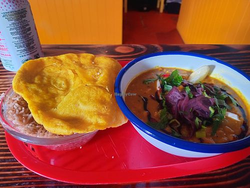 Creolean Currry at Black Pearl Creole Kitchen in Gairloch