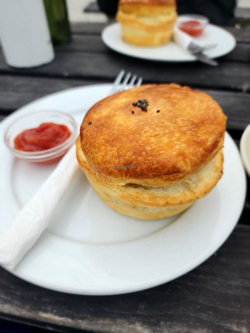 Vegan Dhal Pie at Grain & Seed Cafe in Cromwell