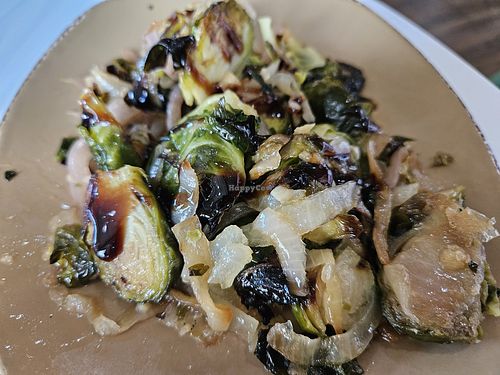 A side of Brussels sprouts at Urban Plates in Woodland Hills