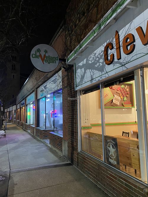 Outside at Cleveland Vegan in Lakewood