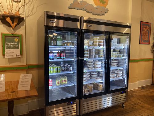 Togo fridge at Cleveland Vegan in Lakewood