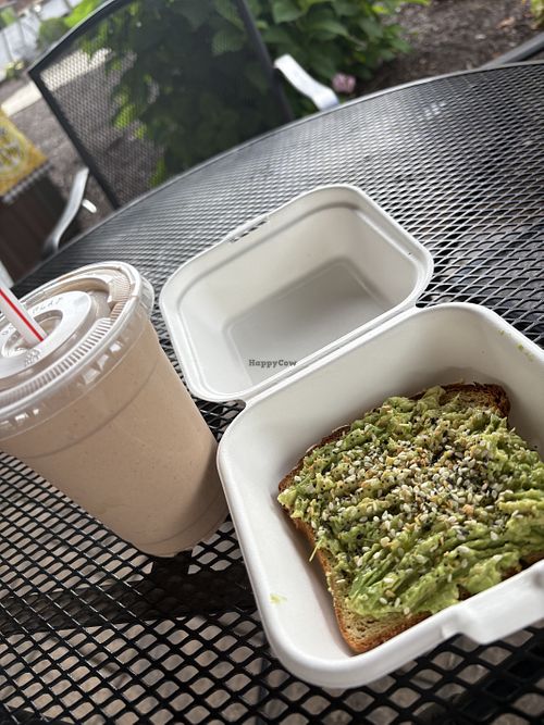 Cheer Up Buttercup (omit Nutella) & Avo. Toastie  at City Girl Juice in Sinking Spring