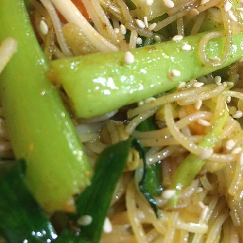 very vivacious vermicelli with curry powder, sesame oil and veggies...out of this world!! at Laksa Laksa in Sydney