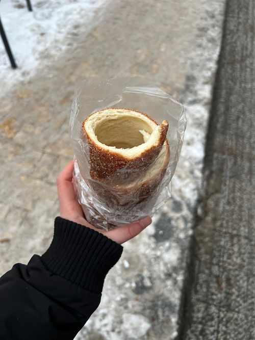 Super tasty! They are all vegan and cheap (1000 HUF)! A must try whilst in Hungary!  at Kurtoskalcs in Budapest