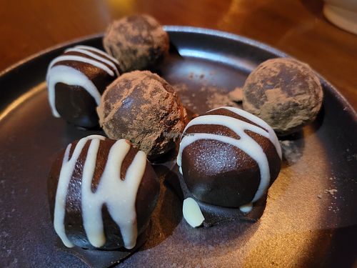 Marzipan and truffle #Veganuary at Orion Cafe in Koh Phangan
