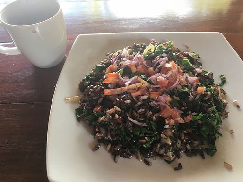 Salad at Orion Cafe in Koh Phangan