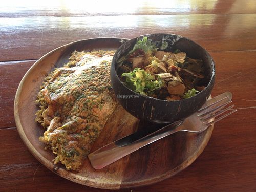 Omlete at Orion Cafe in Koh Phangan