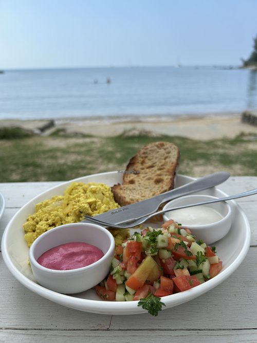 Scrambled tofu   at Orion Cafe in Koh Phangan