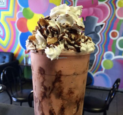 vegan frappaccinos at Scoop LV in Las Vegas