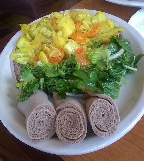 Vegan potato cabbage stew -- I had this with the lentil stew and it was a really delicious contrast. at Fast N' Tasty in Buffalo