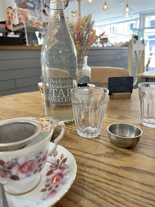 lovely little touches  at Hatters Tea Shop in Cromer