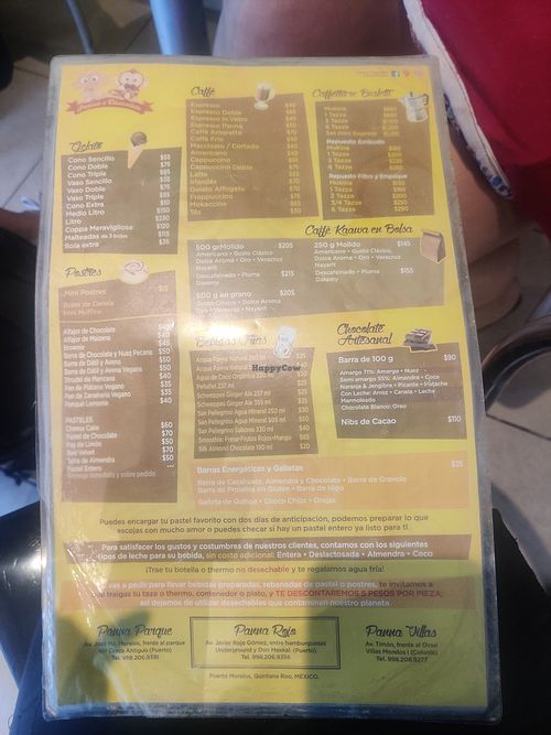 Panna e Cioccolato Puerto Morelos Puerto Morelos Ice Cream HappyCow