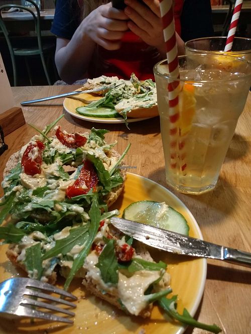 Hummus at Bagels & Beans in Eindhoven