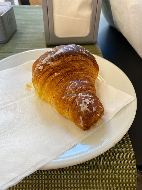 Vegan croissant  at Ola Bar in Rome