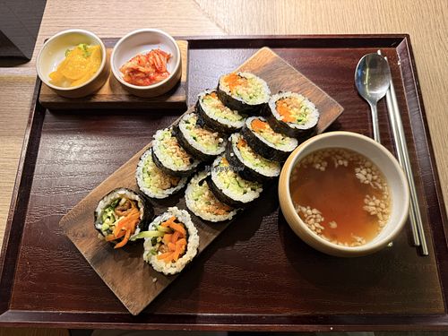Vegan gimbap   at Samcheongdang - 삼청당 in Seoul
