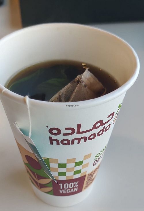 Tea with fresh mint at QAIA - Hamada in Amman