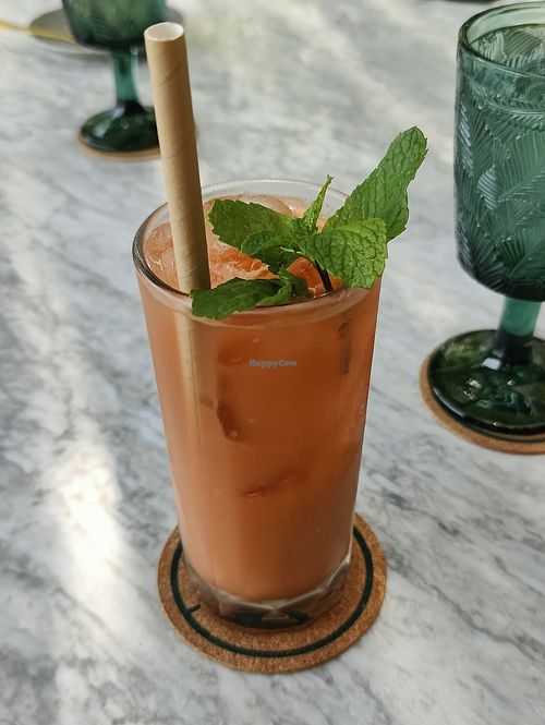 ice tea at Plant Bistro in Ubud