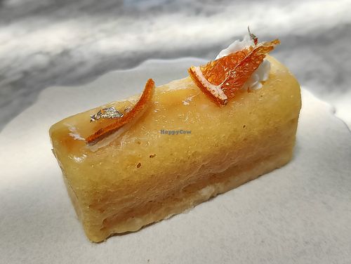 lemon orange cake at Plant Bistro in Ubud