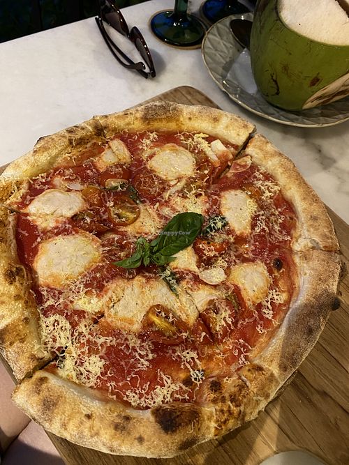 Margherita Pizza  at Plant Bistro in Ubud