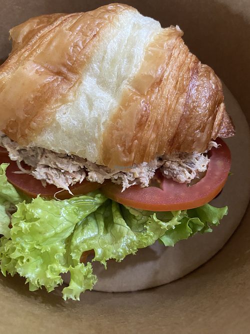 Tuna croissant   at Plant Bistro in Ubud