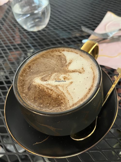 Cacao Reishi Mushroom Latte (hot)  at Cameo Love Market in Asbury Park