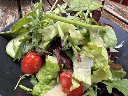 side salat  at Spaghetti House - Holborn in London