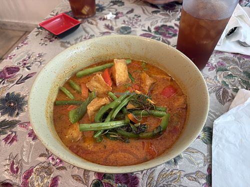 Yellow curry  at New Thai Cuisine in Merced