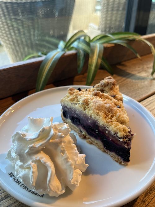 Blueberry pie   at Espresso House in Trelleborg