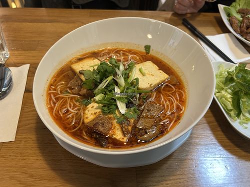 Bun bo  at VG Noodle in Turku