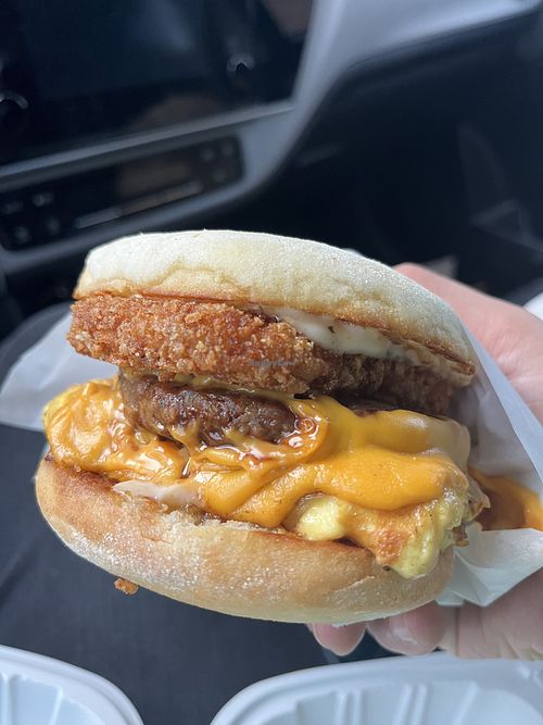 Sauzage Vgmuffin   at Dada's Plant-Based Burgers & Breakfast in Seattle