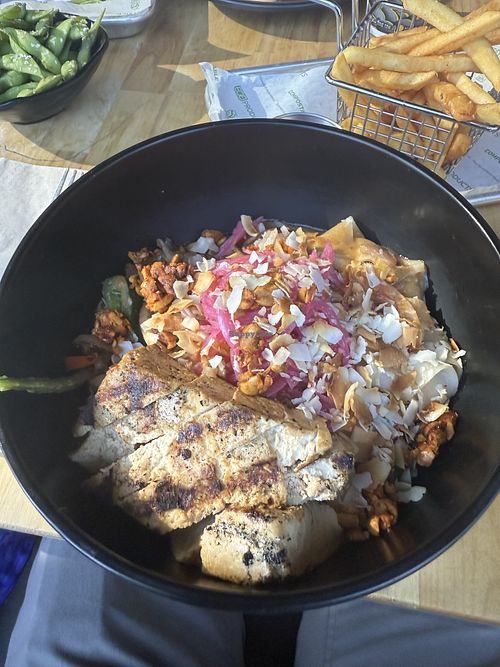 Peanut bowl w tofu  at Lost Grove Brewing - Hyde Park in Boise