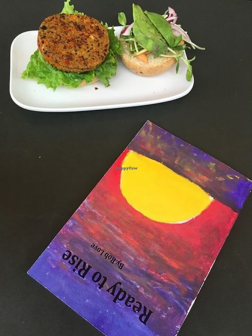 Vegan Burger at Green Bar and Kitchen in Fort Lauderdale