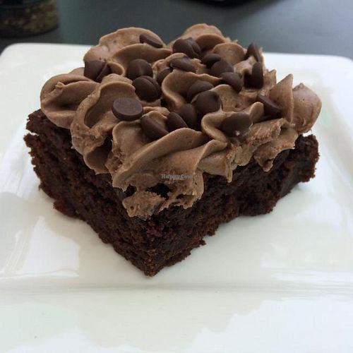 organic, gluten free brownie  at Green Bar and Kitchen in Fort Lauderdale